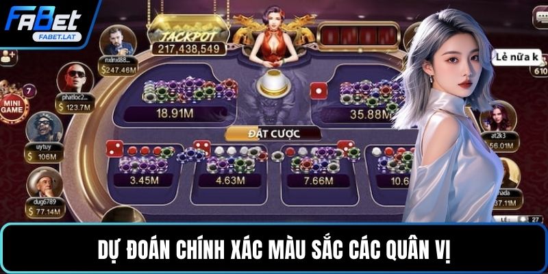 Dự đoán chính xác màu sắc các quân vị