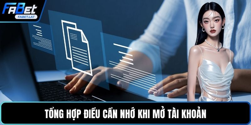 Tổng hợp điều cần nhớ khi mở tài khoản